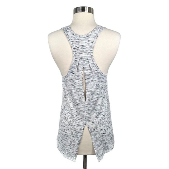 Lululemon Salute the Sun Tank Tiger Space Dye Black White - Picture 3 of 8